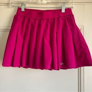 Alo Yoga Tennis Skirt Magenta Size XS